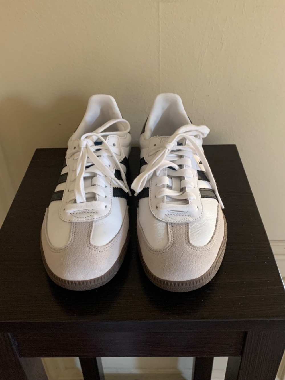 adidas Samba White Black Grey Sneakers - Picture 3 of 6